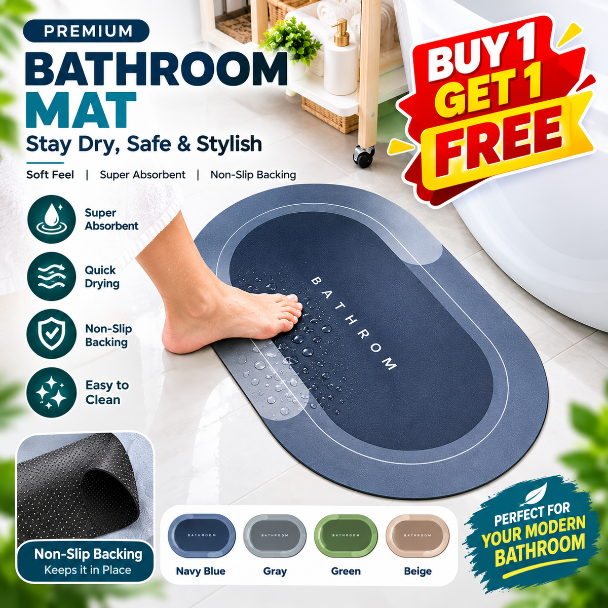 Anti Slip Door Mat